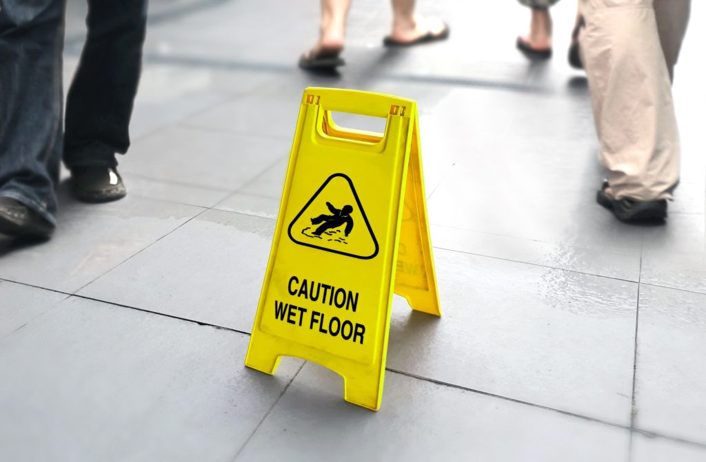 Top Reason For Slip And Fall Injuries: Wet Floors