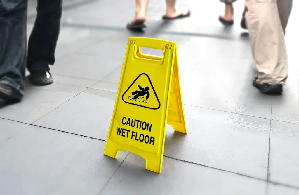 Top Reason For Slip And Fall Injuries: Wet Floors